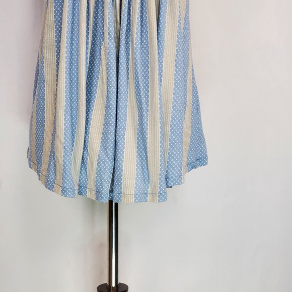 Silence + Noise Urban Outfitters Women tops sz S Blue white halter style soft - Picture 6 of 8